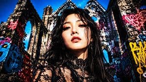 Censored Goth Portrait in Graffiti Ruins preview