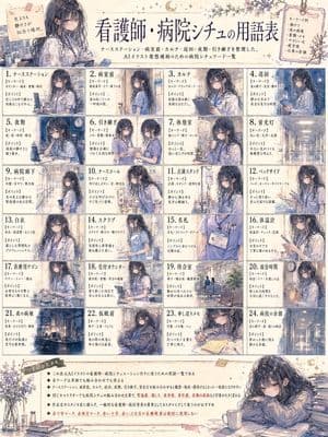 Nurse Hospital Vocabulary Poster preview