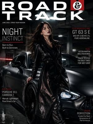 Automotive Lifestyle Magazine Cover - AI image template preview