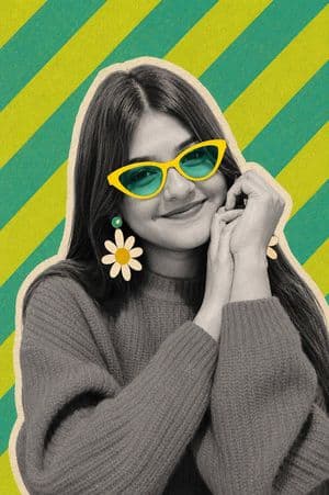 Retro Pop-Art Collage Portrait - AI image template preview