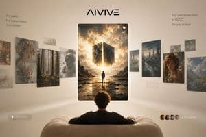 AIVIVE Immersive AI Gallery Hero preview