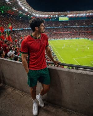 Professional Stadium Fan Photography Prompt - AI image template preview