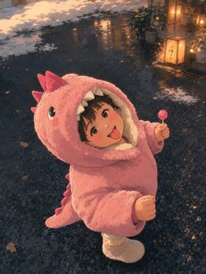 Cinematic Anime Winter Photo Transformation - AI image template preview