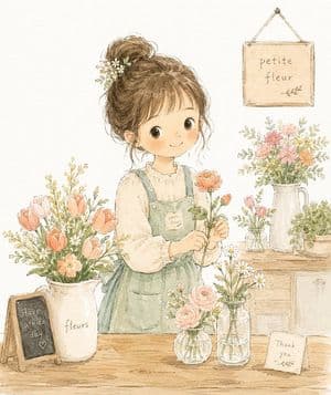 Soft Watercolor Children's Book Illustration - AI image template preview