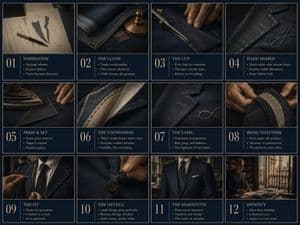 Bespoke Tailoring Storyboard - AI image template preview