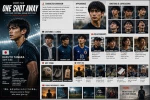 Football Dream Short Film - AI image template preview
