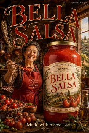 Rustic Italian Food Advertisement preview