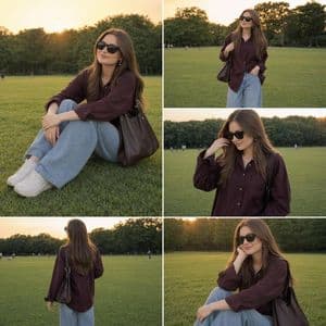 Lifestyle Fashion Park Collage - AI image template preview