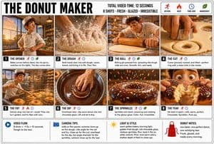 Pixar Style Infographic Storyboard - AI image template preview