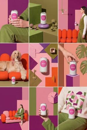 Cohesive Product Instagram Feed Layout - AI image template preview