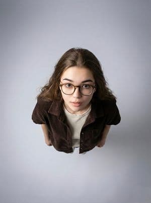 Top-Down Aerial Studio Portrait - AI image template preview