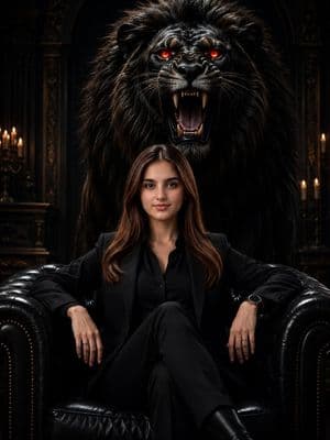 Gothic Lion Queen Portrait preview