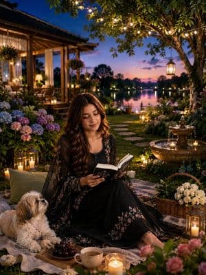 Magical Cottagecore Lakeside Portrait preview