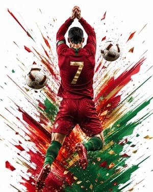 Explosive Sports Poster Design - AI image template preview