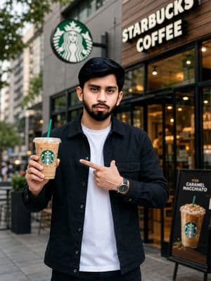 Influencer Lifestyle Photography - AI image template preview