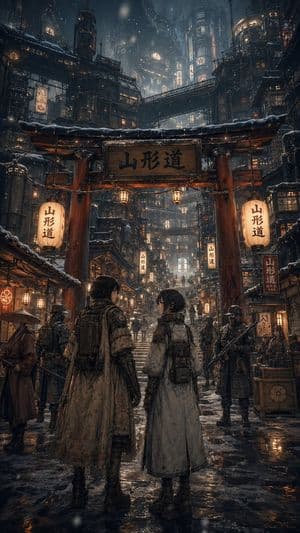 Snowy Cyberpunk Yamagata Gate preview