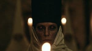 Candlelit Occult Priestess Close-Up - AI image template preview