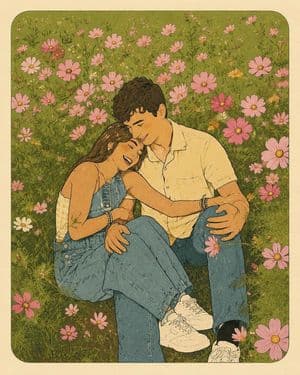 Modern Risograph Poster Style - AI image template preview