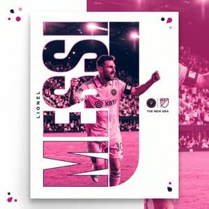 Sports Editorial Poster Design - AI image template preview