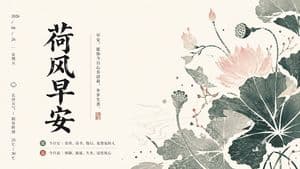 Guofeng Lotus Morning Poster preview