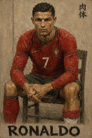 Lucian Freud Style Sports Portrait - AI image template preview