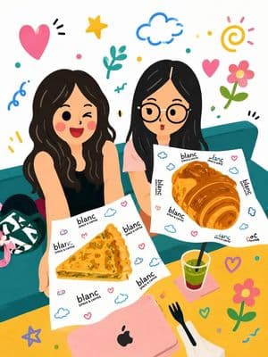 Kawaii Storybook Doodle Illustration - AI image template preview