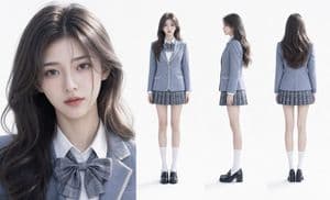 Hyper-Realistic Academy Portrait Layout preview