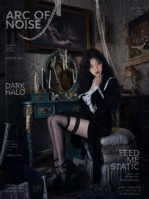 Dark Gothic Lolita Static Portrait - AI image template preview
