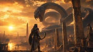 Egyptian Hero vs Giant Serpent preview