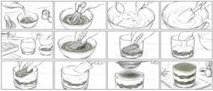 Matcha Tiramisu Anime Storyboard preview