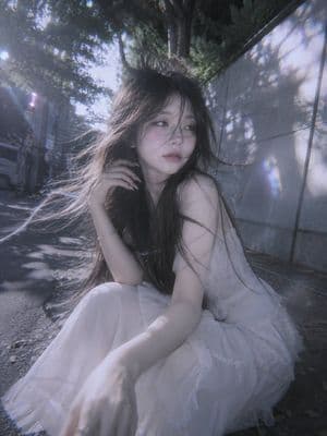 Surreal Japanese Summer Doll Portrait - AI image template preview