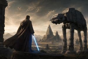 McQuarrie Style Jedi Scene - AI image template preview