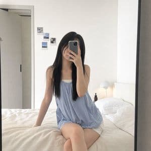 Natural Mirror Selfie Aesthetic - AI image template preview