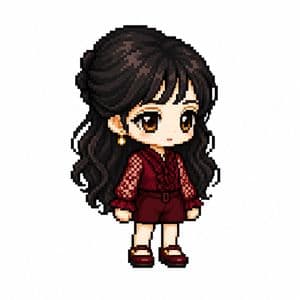 MapleStory Style Pixel Avatar Generator - AI image template preview