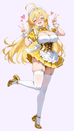 Anime Maid Transformation - AI image template preview