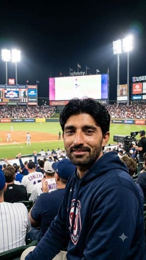 South Asian Stadium Portrait Restoration - AI image template preview