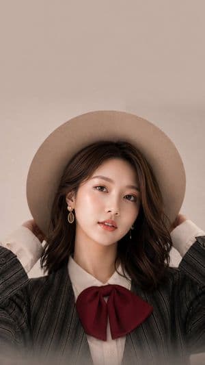 Studio Fashion Portrait with Felt Hat preview