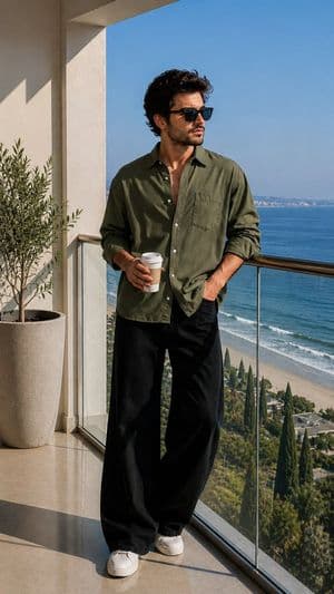 Luxury Lifestyle Fashion Portrait - AI image template preview