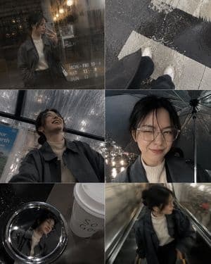 Candid Phone Gallery Photo Dump Collage - AI image template preview
