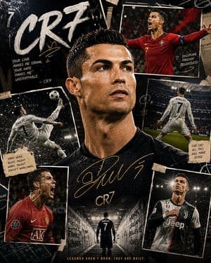Premium Editorial Sports Collage Poster preview