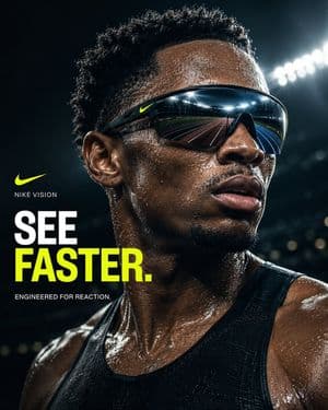 Nike Vision Sports Campaign Poster preview