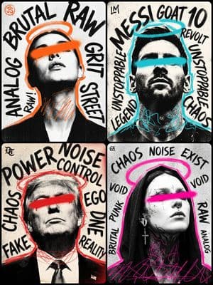 Punk Zine Grunge Poster preview