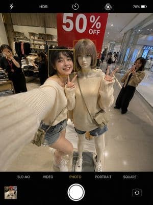 Realistic Smartphone Selfie Twins - AI image template preview