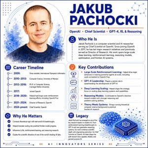 Jakub Pachocki AI Innovator Infographic preview