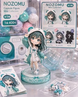 NOZOMU Capsule Figure Product Display preview