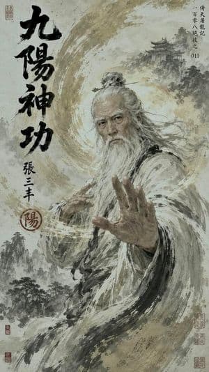 Chinese Wuxia Master Poster - AI image template preview