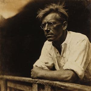 Sepia Vintage Intellectual Portrait - AI image template preview