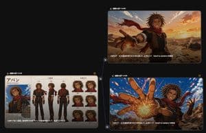 Anime Character Generation Workflow - AI image template preview