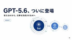 GPT-5.6 Japanese Launch Slide preview