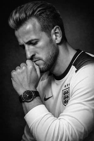 Black and White Editorial Portrait - AI image template preview